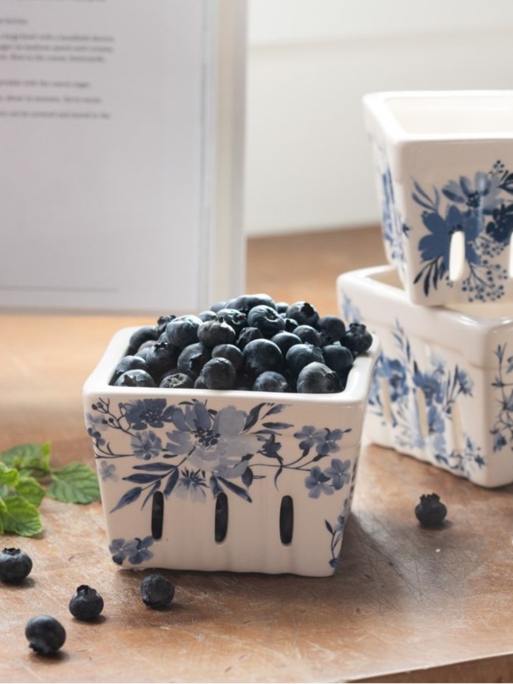 Magnolia x Helen Dealtry Ceramic Berry Basket - NWT